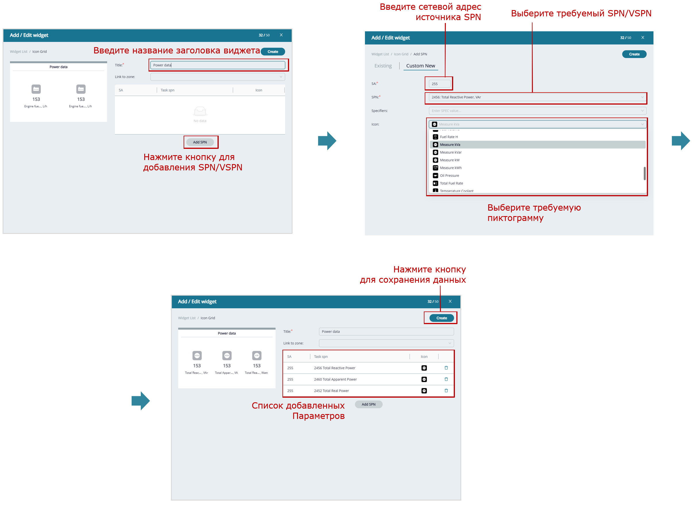 создание Шаблона дашборда для одиночного Объекта_пример добавления нескольких пользовательских Ключей в виджет пиктограмм