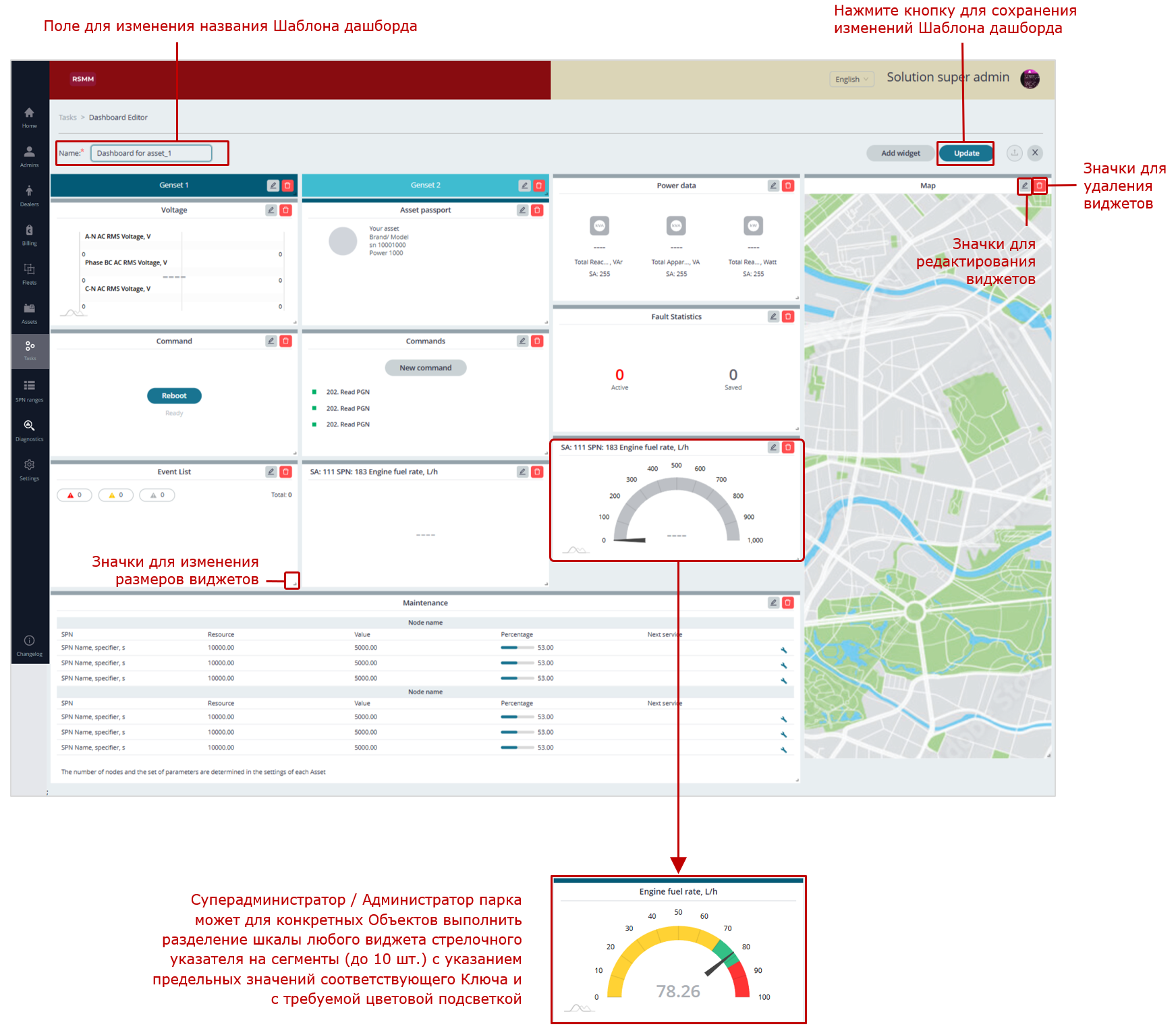 Примеры действий при формировании Шаблонов дашбордов для Задач Отраслевого решения_примеры редактирования Шаблонов дашбордов_изменение виджетов&nbsp;для&nbsp;Шаблона Задачи&nbsp;одиночного Объекта