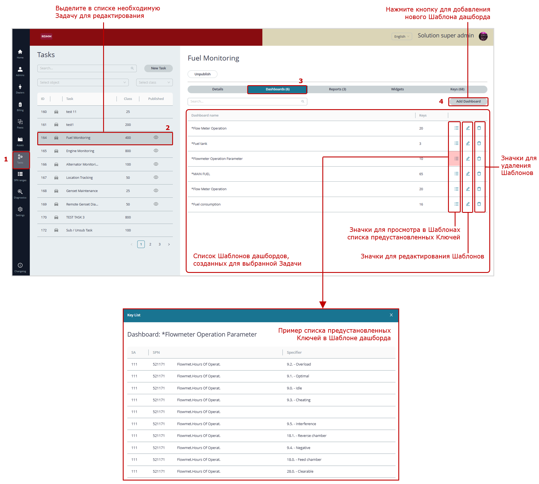 Примеры действий при формировании Шаблонов дашбордов для Задач Отраслевого решения_предварительные действия