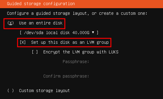 Выполните разметку диска